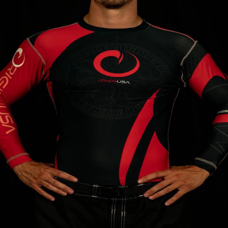 DAVINCI RANKED LS COMPRESSION FIT RASHGUARD