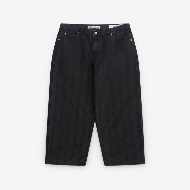 Our Legacy - Mens Vast Cut - (Black Coated Herringbone)