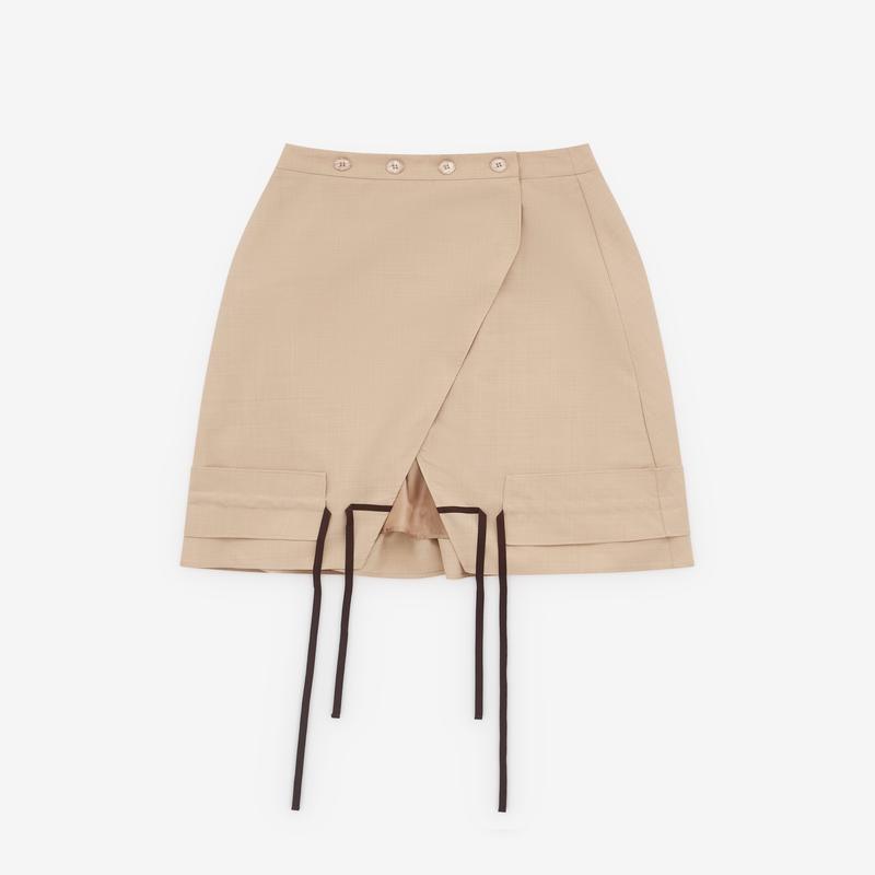 Renaissance Renaissance - Womens Natasha Skirt - (Beige)