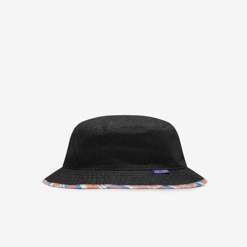 Always Do What You Should Do - Reverse Bucket Hat - (Black Denim)