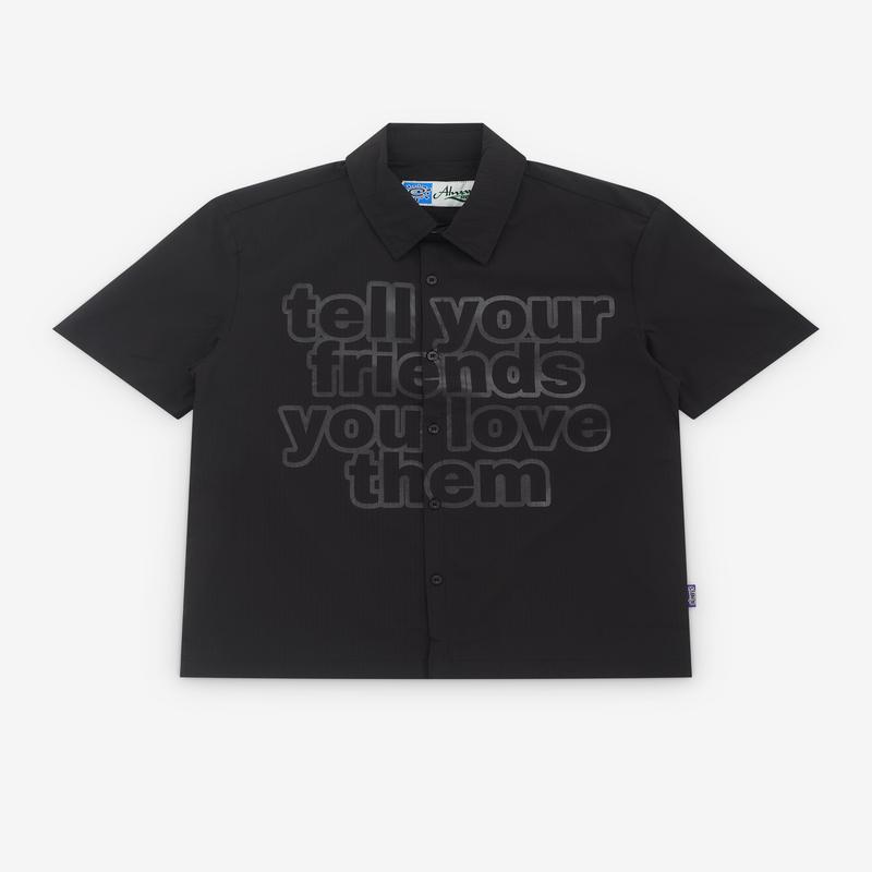 Always Do What You Should Do - Tyfylt Short Sleeve Shirt - (Black)