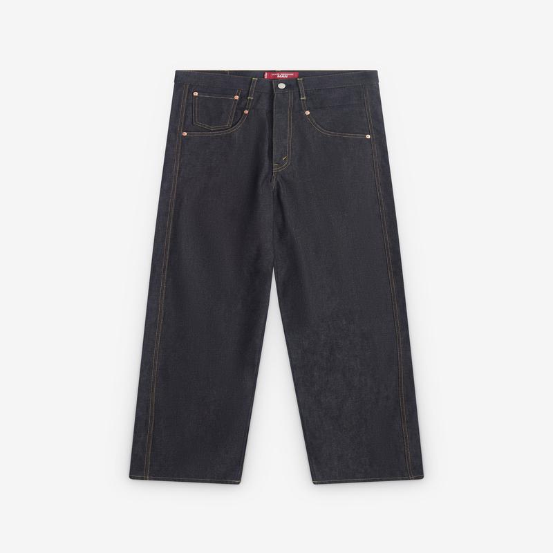 Junya Watanabe Man - Mens Levi's Contrast Panel Jeans - (Indigo)