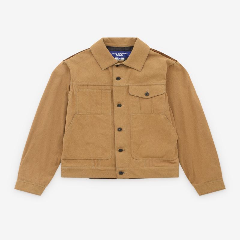 Junya Watanabe Man - Mens Panelled Trucker Jacket - (Sand)