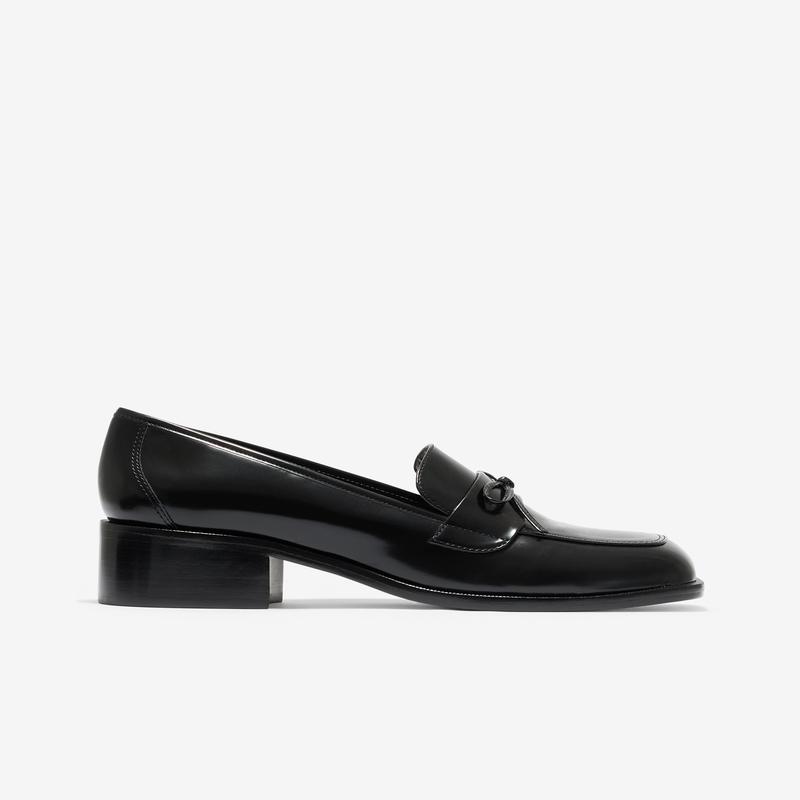 Sandy Liang - Womens Loafer - (Black Spazzolato)