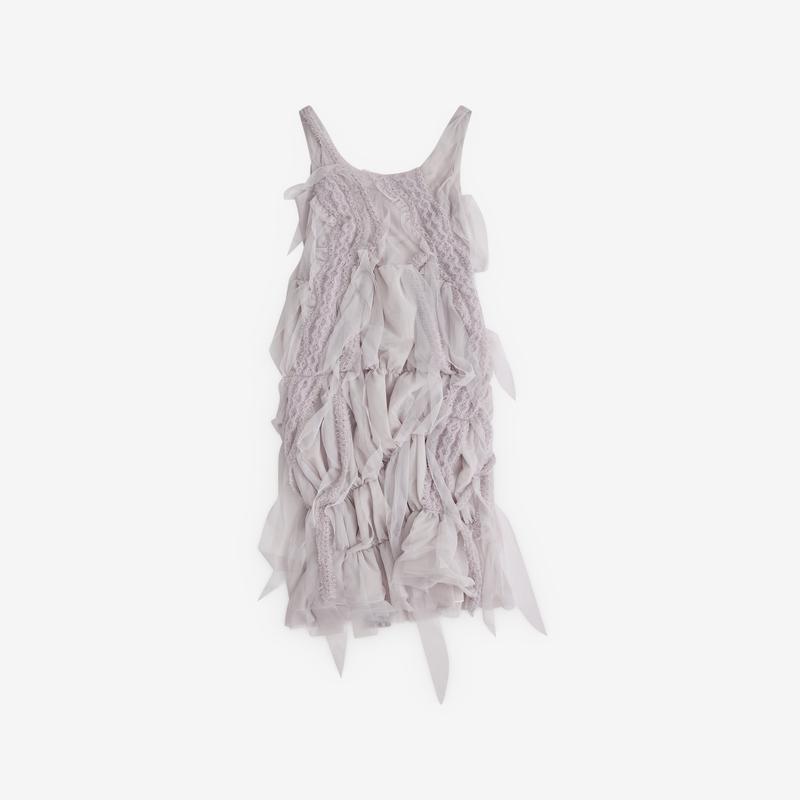 Pauline Dujancourt - Women's Slip Dress - (Light Grey)