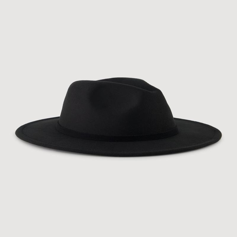 Stylish Faux Suede Panama Hat