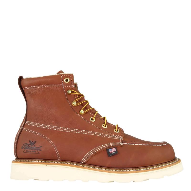 American Heritage 6 Tobacco Moc Toe Work Boot