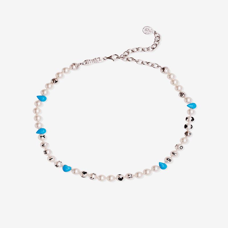 Bao - Womens Yvmin Lonely Man Necklace - (Blue/Pearl)
