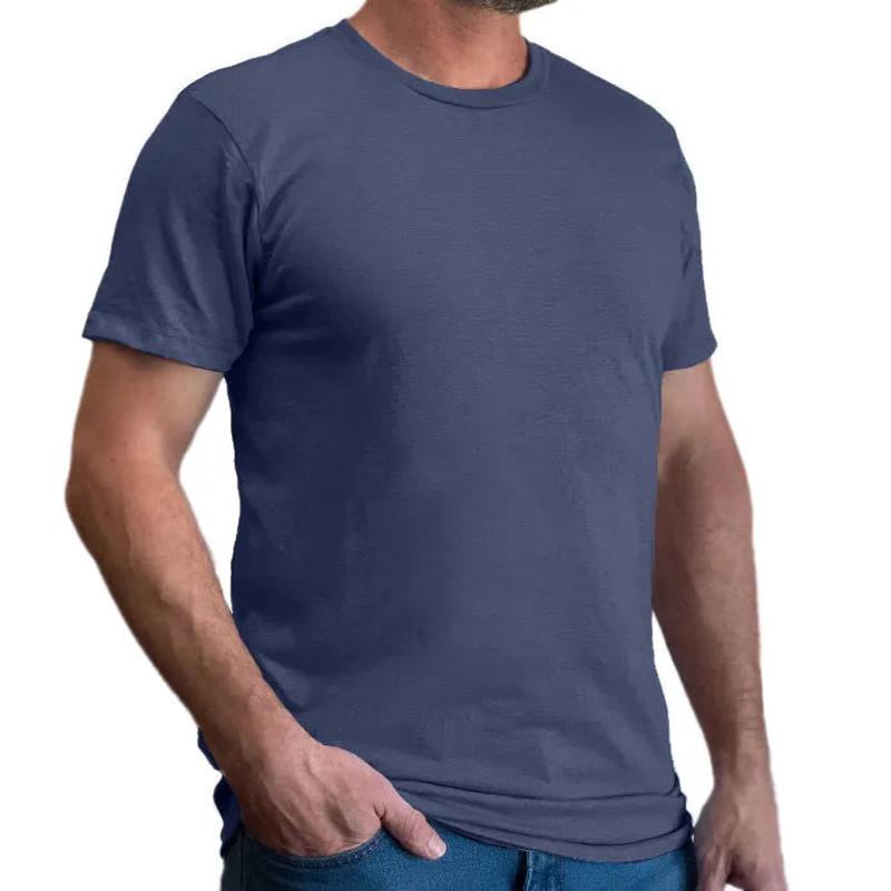 Classic Cotton Blend Crew Neck T-Shirt