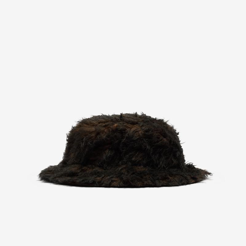 Our Legacy - Men's Bucket Hat - (Ombre Brown Hairy Wool)