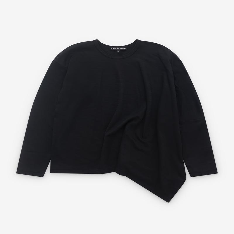 Junya Watanabe - Womens Asymmetric T-Shirt - (Black)