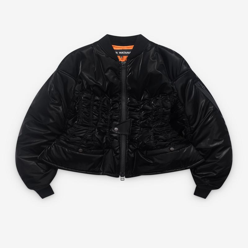 Junya Watanabe - Womens Corseted Bomber Jacket - (Black)