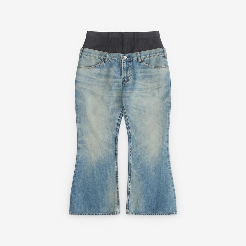 Junya Watanabe - Womens Double Waistband Jeans - (Stone Wash)