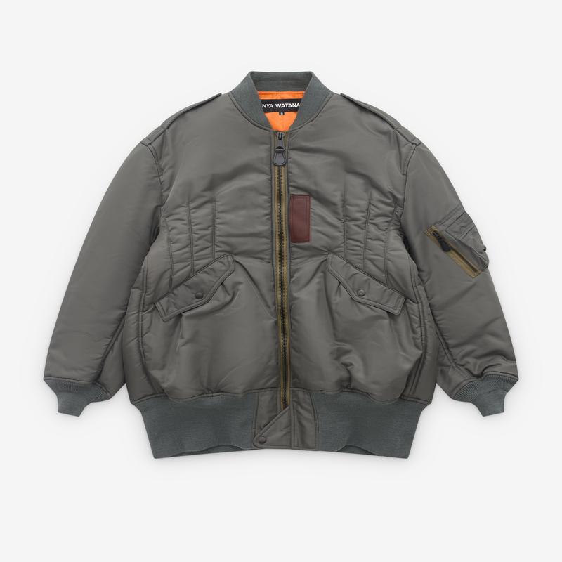 Junya Watanabe - Womens Long Line Bomber Jacket - (Khakk)