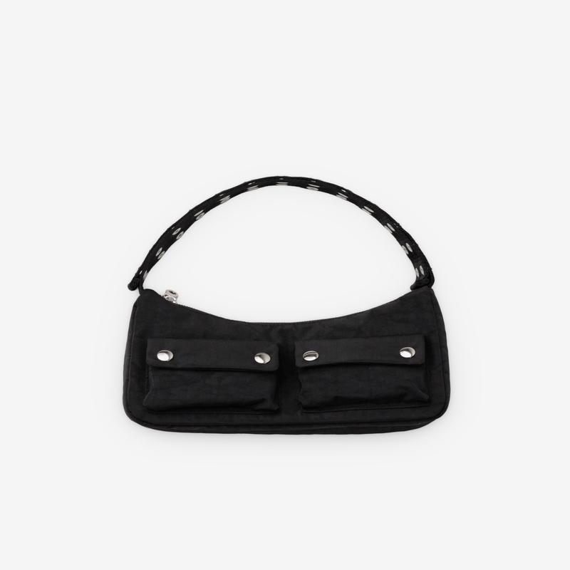 Molly Goddard - Baggu Popper Strap Cargo Bag - (Black)