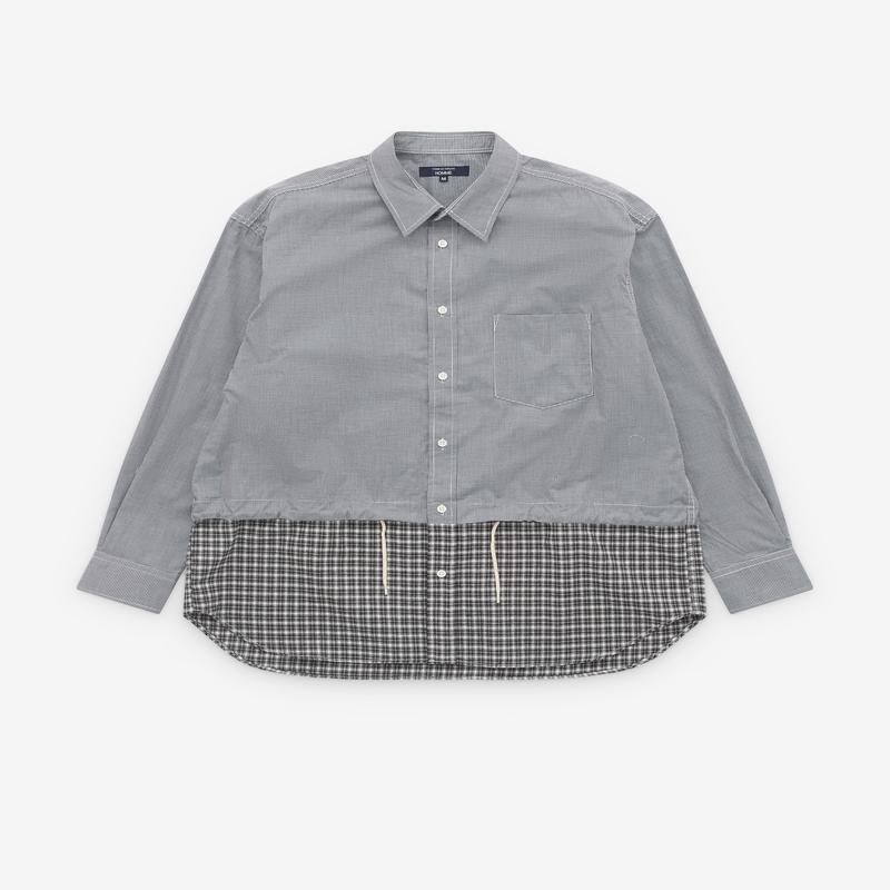 CDG Homme - Mens Check Hem Shirt - (Grey)