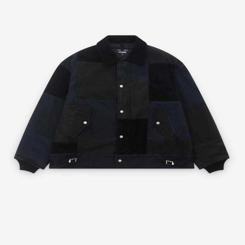 CDG Homme - Mens Patchwork Jacket - (Black)