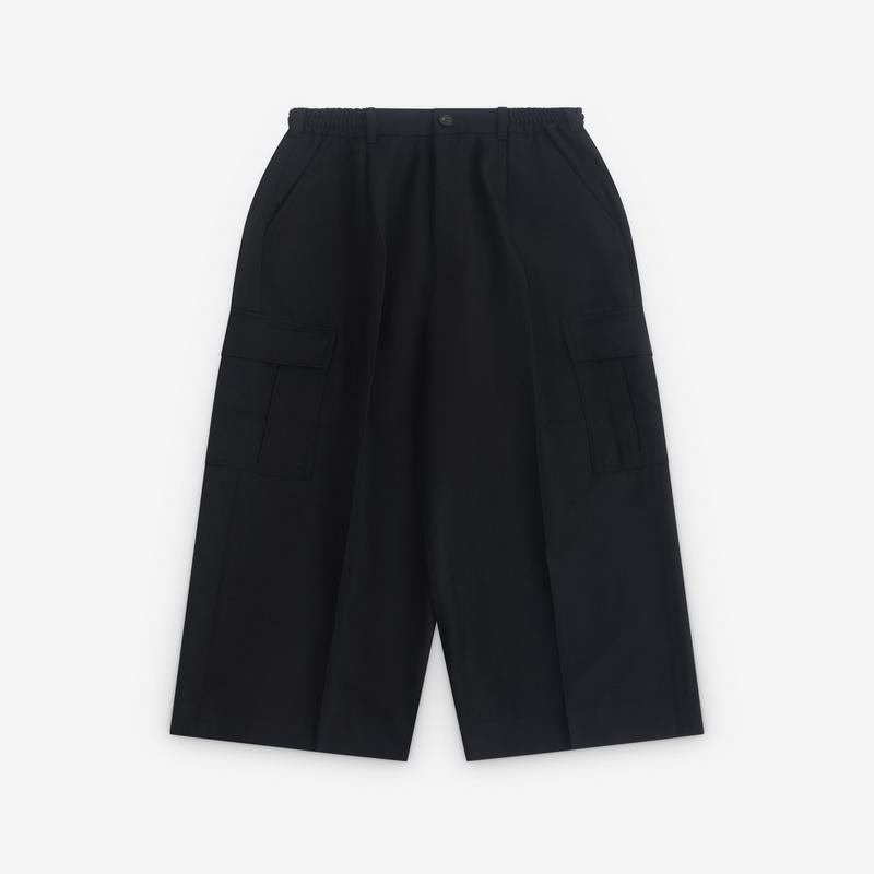 CDG Homme - Mens Wide Pleated Trousers - (Black)