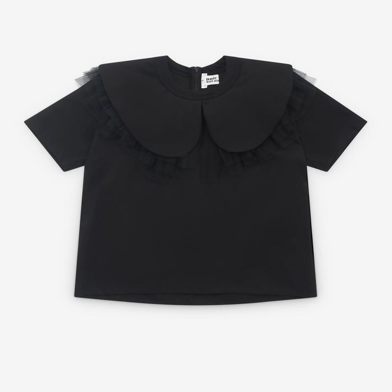 Noir Kei Ninomiya - Womens Collared T-Shirt - (Black)
