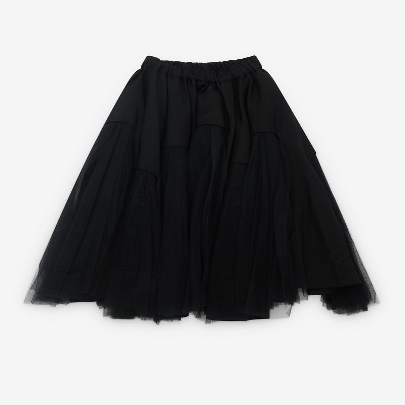 Noir Kei Ninomiya - Womens Netted Skirt - (Black)