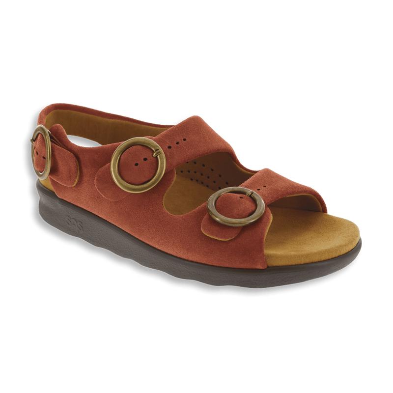 SAS Relaxed Women's Sandal - Rust