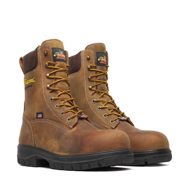 Genesis Series 8 Chestnut Safety Toe Waterproof Insulated Work Boot