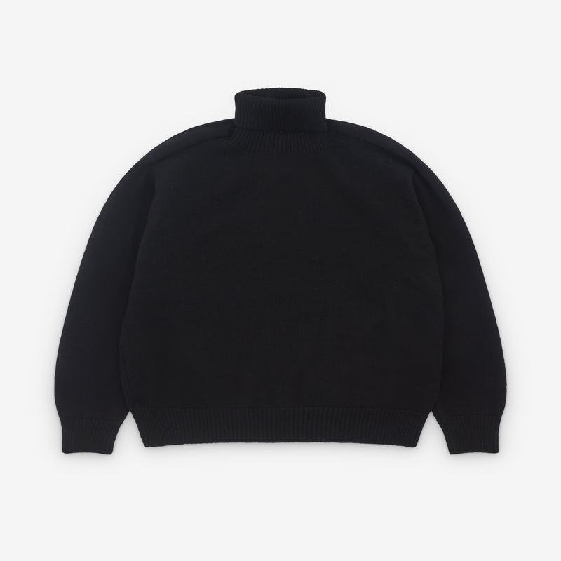 Junya Watanabe Man - Mens Roll Neck Sweater - (Black)