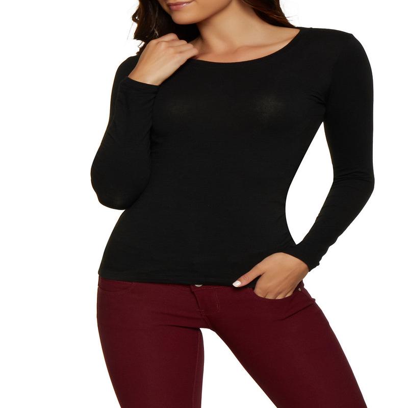 Long Sleeve Crew Neck Tee