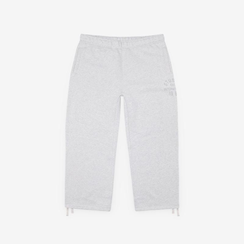 Stssy - Established Fleece Pant - (Ash Heather)
