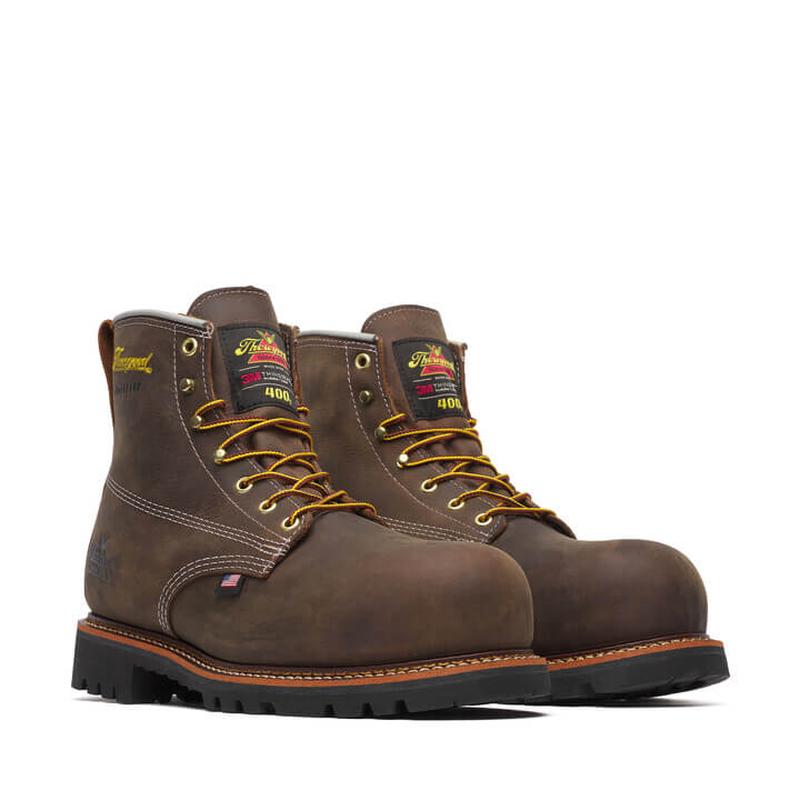 American Legacy Series 6 Crazy Horse Nano Safety Toe Insulated Waterproof Work Boot