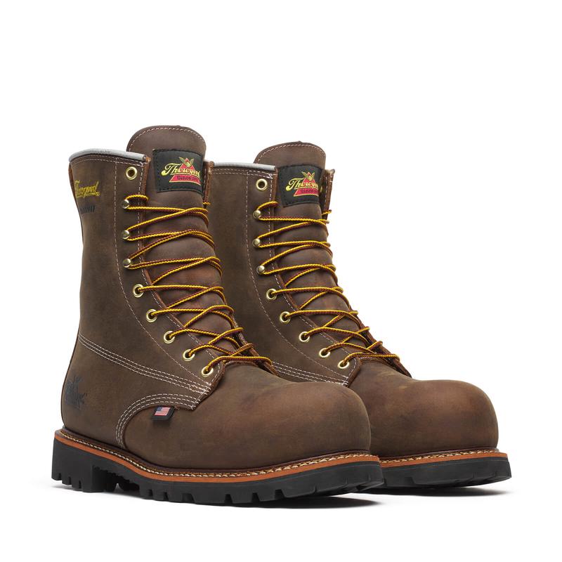 American Legacy Series 8 Crazyhorse Nano Toe Waterproof Work Boot