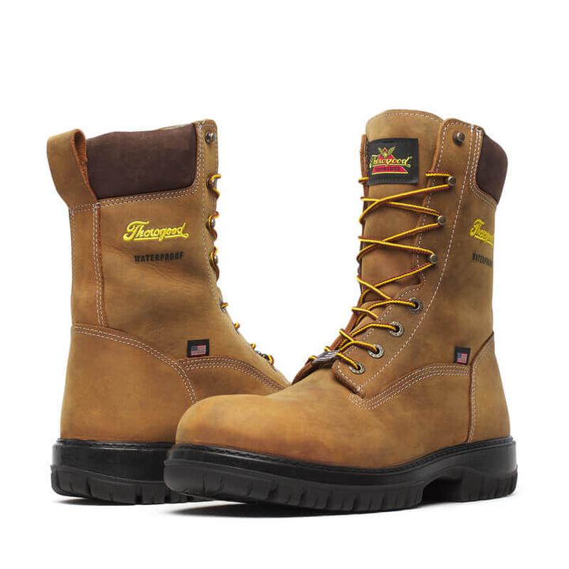 Genesis Series 8 Chestnut Safety Toe Waterproof Work Boot