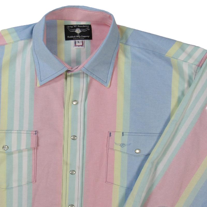 Men's Long Sleeve Retro Stripe Shirt