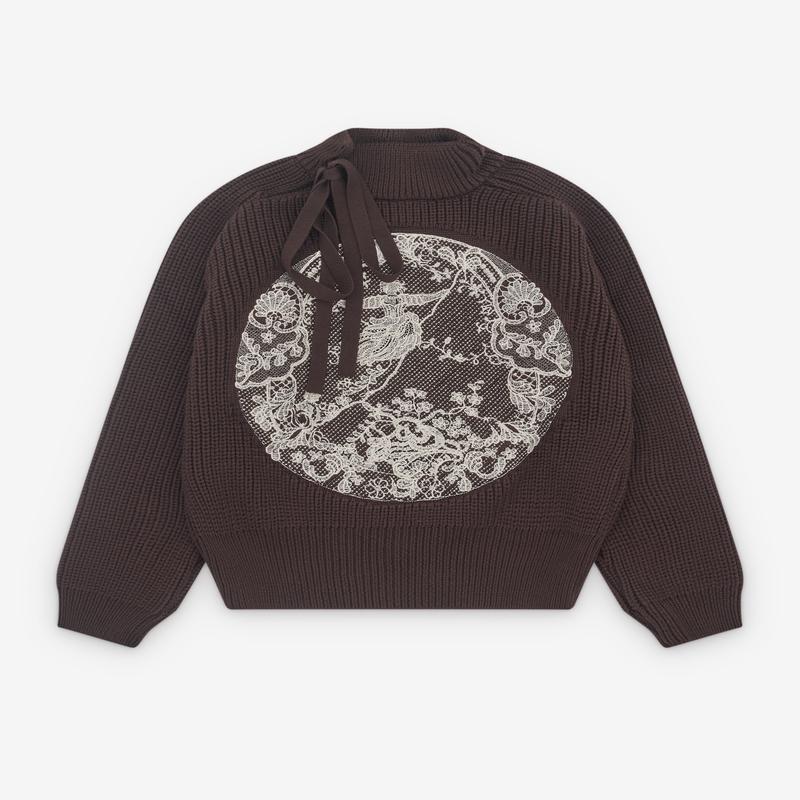 S.S. Daley - Men's Circle Sweater - (Brown)