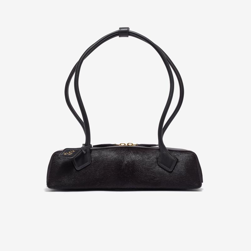 Alaa - Women's Le Teckel Small Bag In Haircalf - (Black)