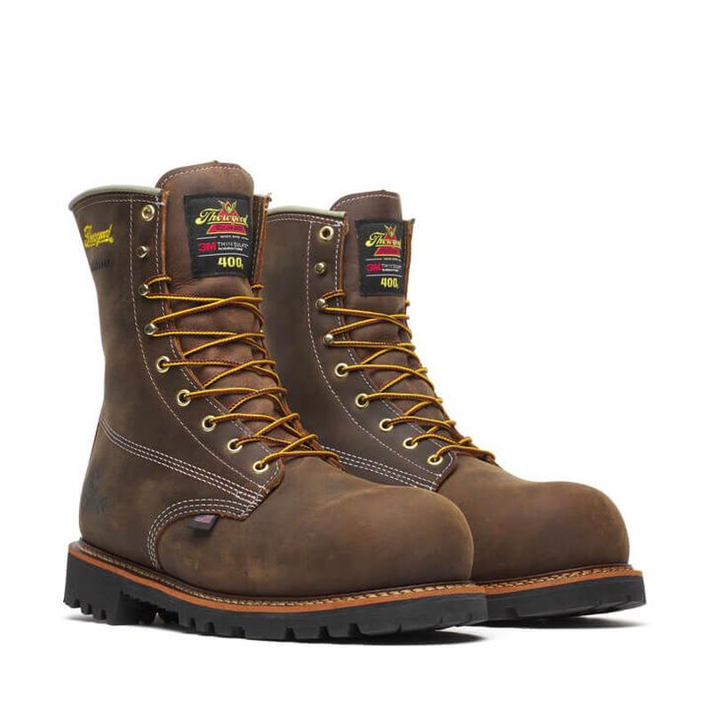 American Legacy Series 8 Crazy Horse Nano Safety Toe Insulated Waterproof Work Boot