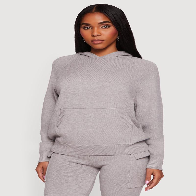 Kangaroo Pocket Pullover Sweater Hoodie