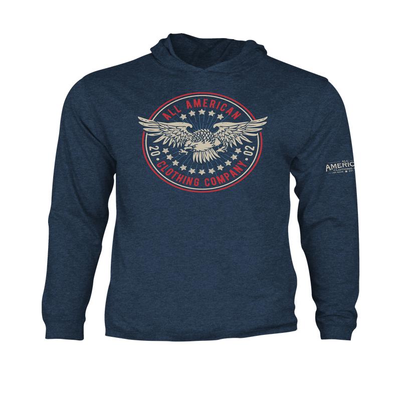 Men's Lightweight Hooded Graphic Long Sleeve T-Shirt