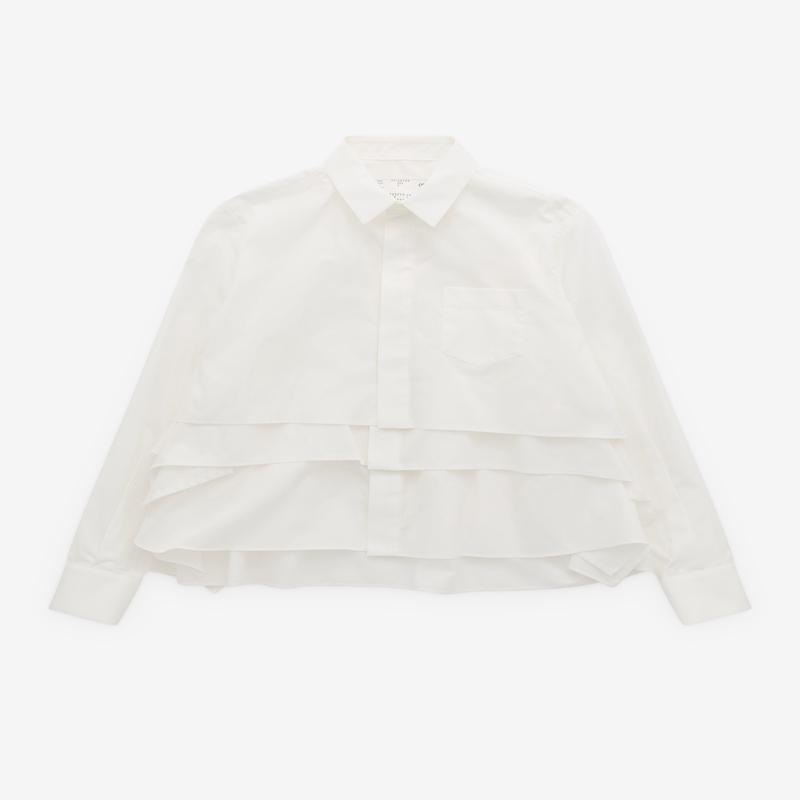 sacai - Women's Poplin Shirt - (White)