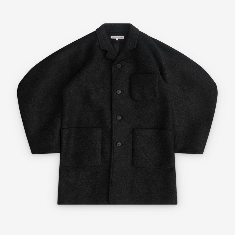 Walter Van Beirendonck - Mens Boxy Coat - (Grey)