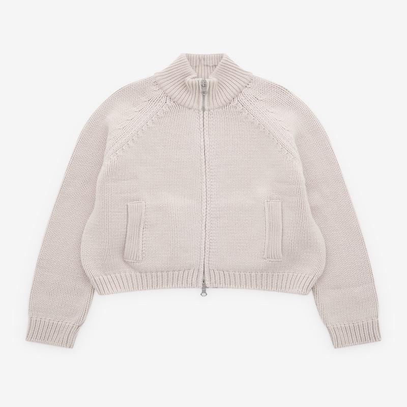 Our Legacy - Men's Ultra Zip Cardigan - (Bone Low Twist Merino)