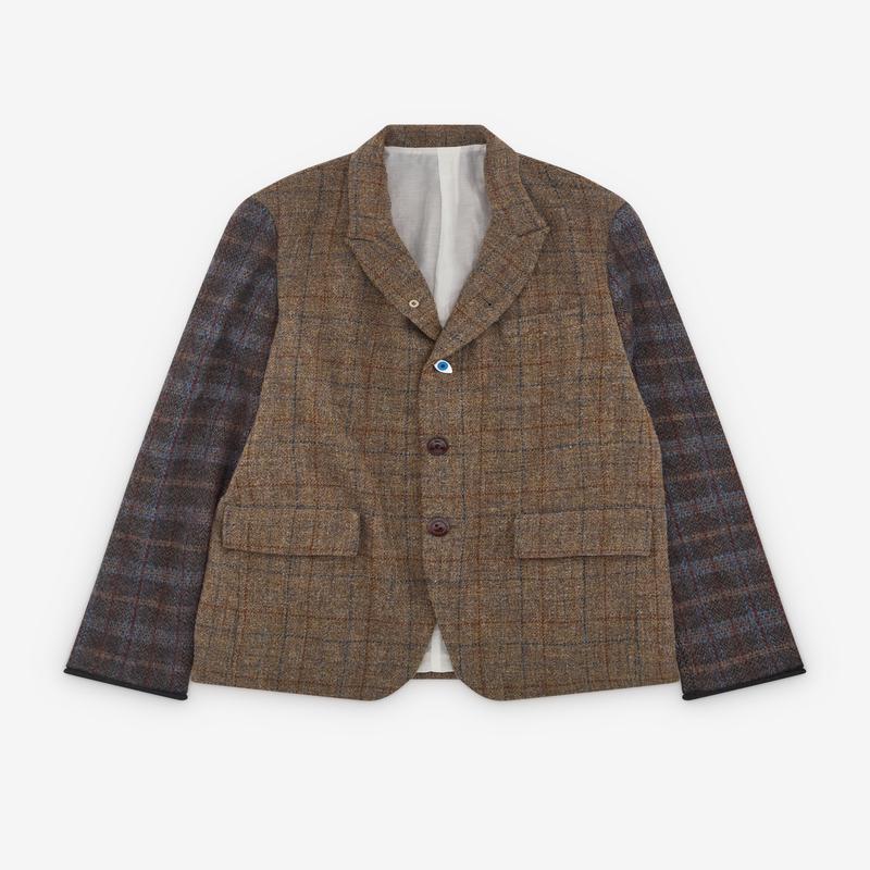 Undercover - Men's Check Blazer - (Beige Check)