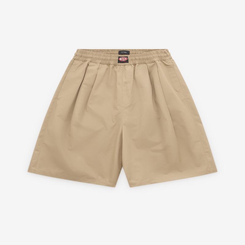Willy Chavarria - Men's Orale Elasticated Short - (Travertine)