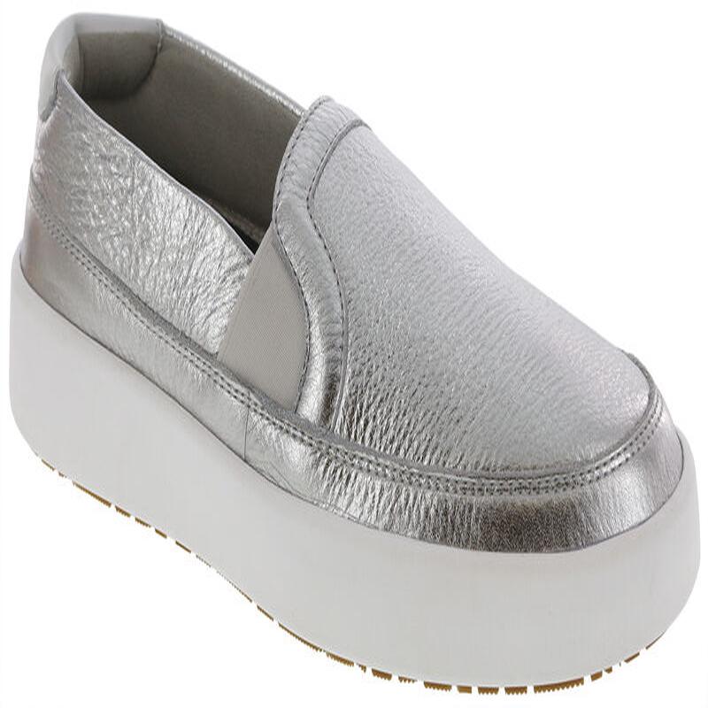Women's Silver Slip-On Sneaker