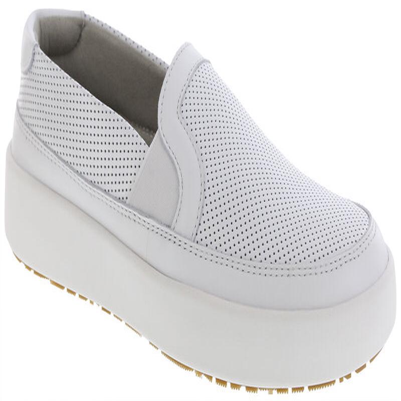 Women's White Slip-On Sneaker