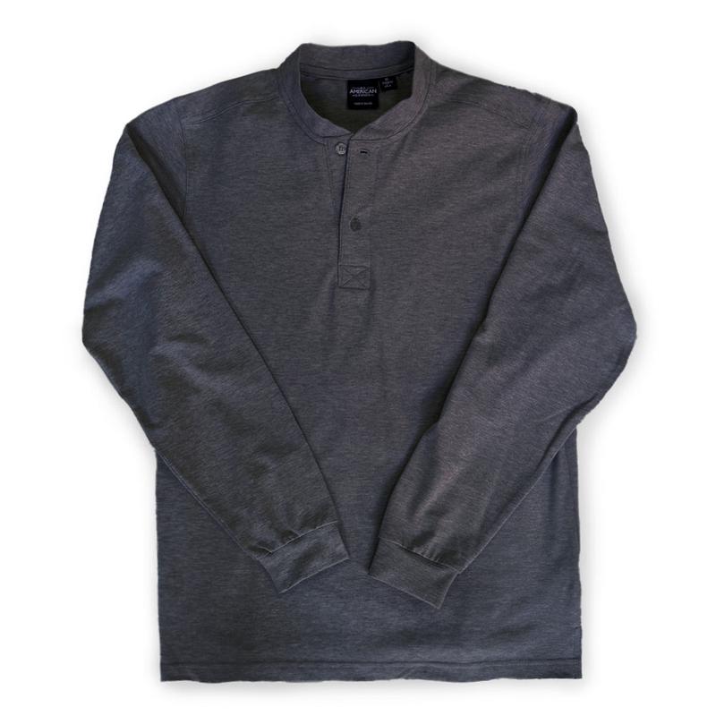 Men's Long Sleeve Henley Shirt