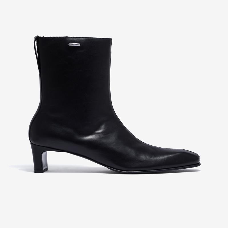 Our Legacy - Women's Karasu Heel - (Black Tensile Cattle Hide)