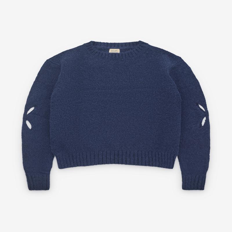 Stefan Cooke - Mens Shaggy Jumper - (Navy)