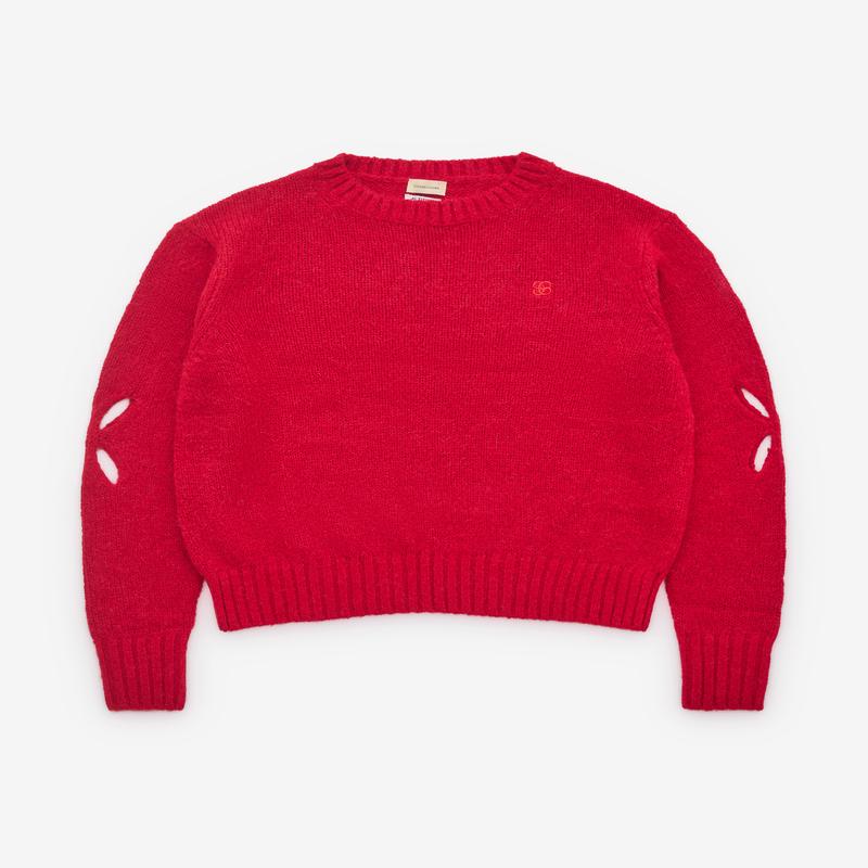 Stefan Cooke - Mens Shaggy Jumper - (Red)