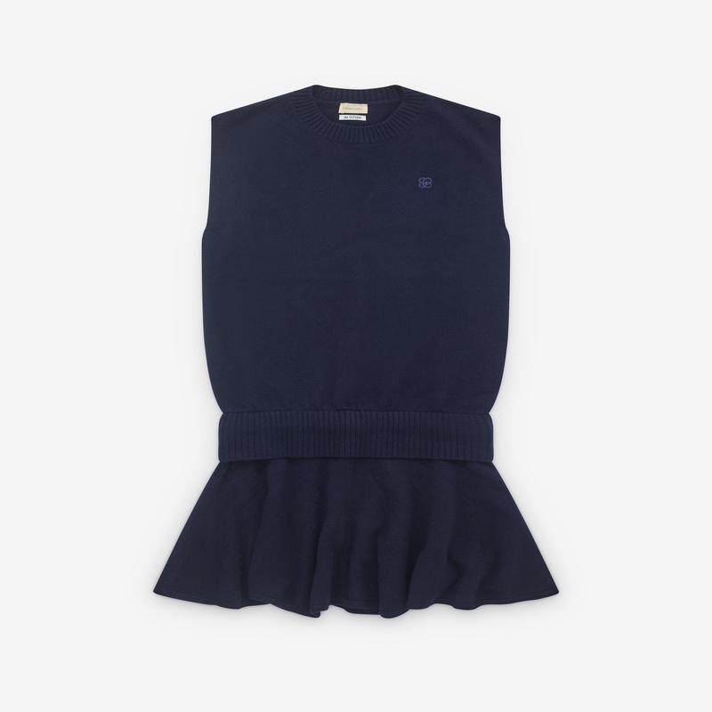 Stefan Cooke - Womens Knitted Tank Dress - (Navy)